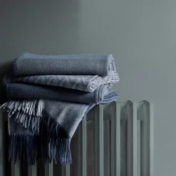 Horizon plaid, dark blue