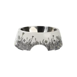 Hundeskål L, grå