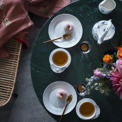 Hvid Elements kop med underkop 26 cl