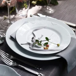 Hvid Elements tallerken Ø 22 cm