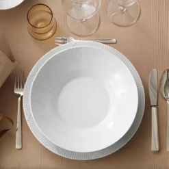 Hvid Elements tallerken Ø 28 cm
