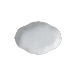 Hvid Halvblonde fad 22 cm