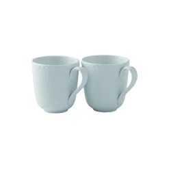 Hvid Halvblonde krus 28 cl, 2 stk