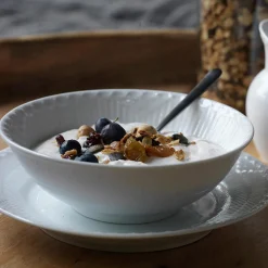 Hvid Halvblonde skål 35 cl