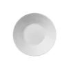 Hvid Riflet dyb tallerken Ø 24 cm