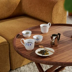 Hvid Riflet højhankskop 24 cl