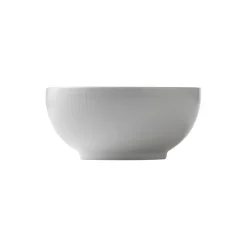 Hvid Riflet skål 73 cl