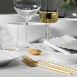 Hvid Riflet skål 180 cl