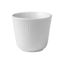 Hvid Riflet termokop 26 cl