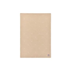 Icons Baby Signature Star Recycled Wool Throw, beige/white