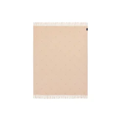 Icons Signature Star Recycled Wool Throw, beige/white