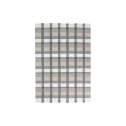 Intersection plaid, green/white/grey