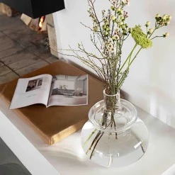 Inu vase, pure clear