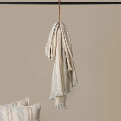 Iris plaid, blue/rusty red