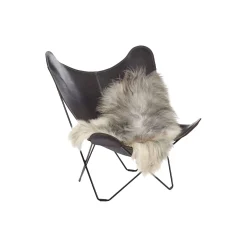 Islandsk lammeskind, natural grey