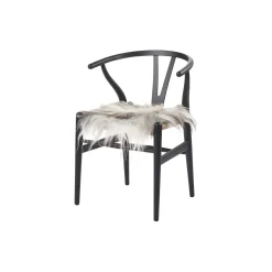 Islandsk lammeskindshynde, natural grey