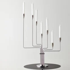 Karlsvognen lysestage, rustfri stål