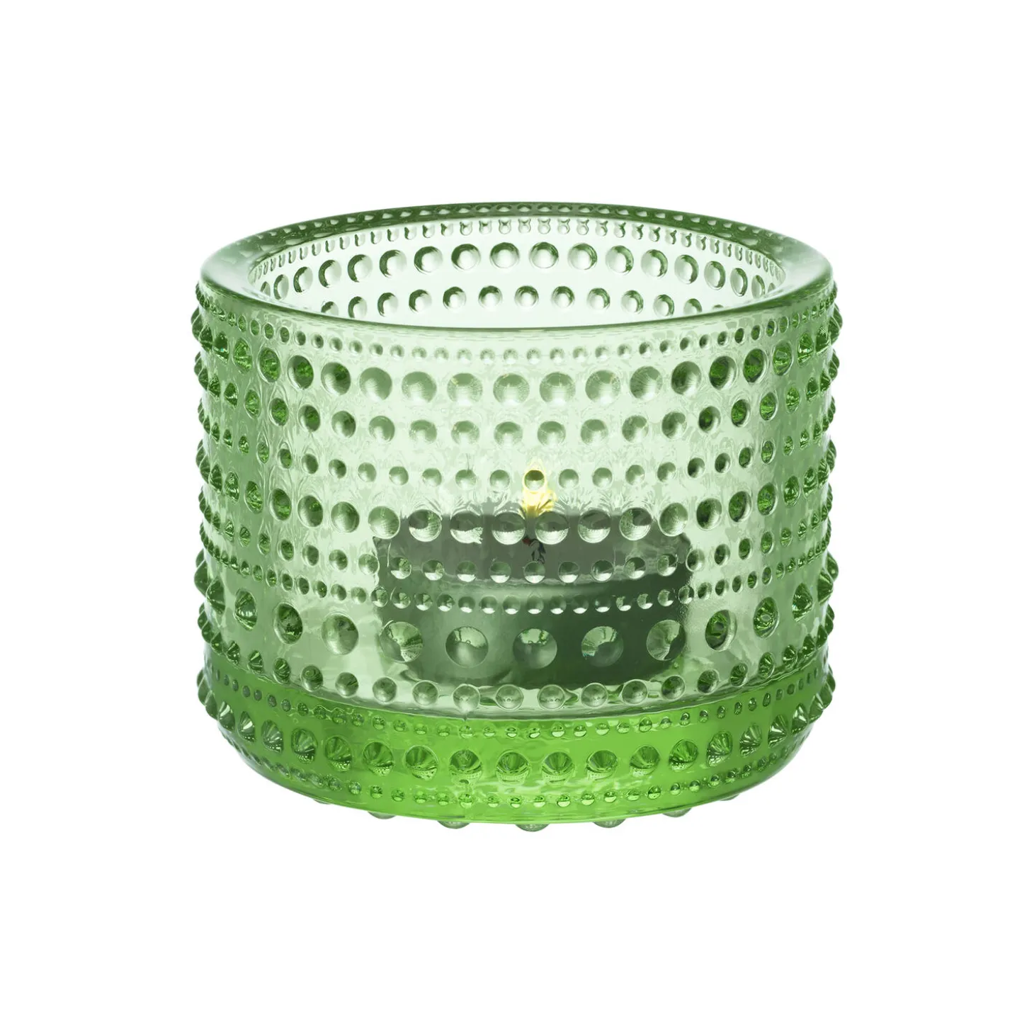 Kastehelmi fyrfadsstage, apple green