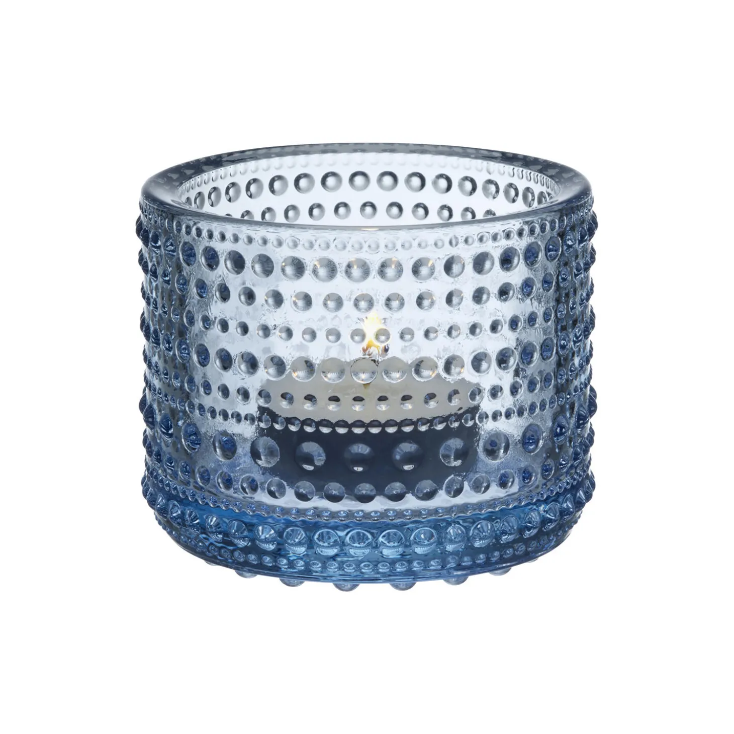 Kastehelmi fyrfadsstage, aqua