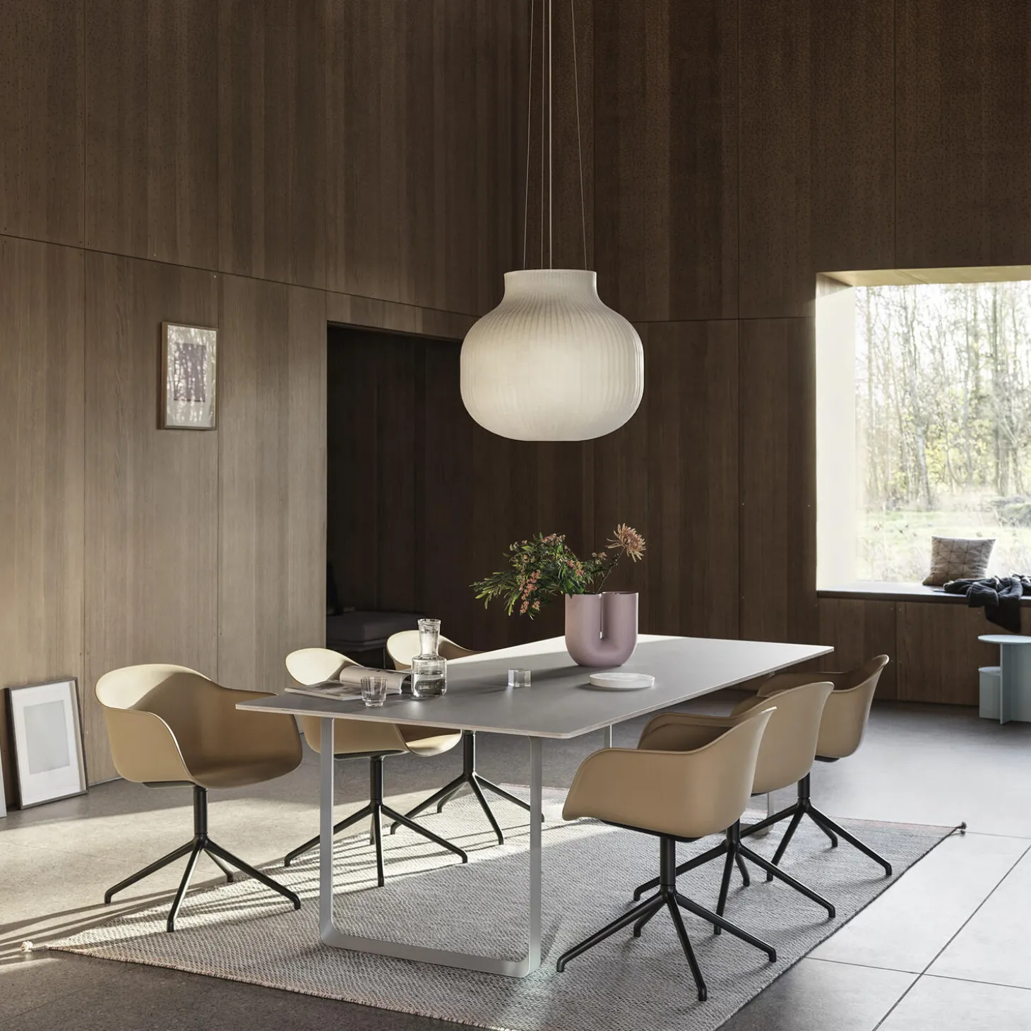 Kink Vase, dusty lilac