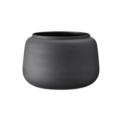 Klassisk vase bred lille, sort