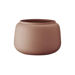 Klassisk vase bred lille, terracotta