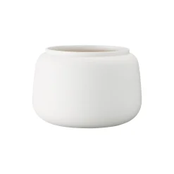 Klassisk vase bred stor, hvid