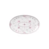 Koral Musselmalet Halvblonde asiet oval 23,5 cm