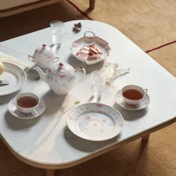 Koral Riflet Halvblonde tallerken Ø 22 cm