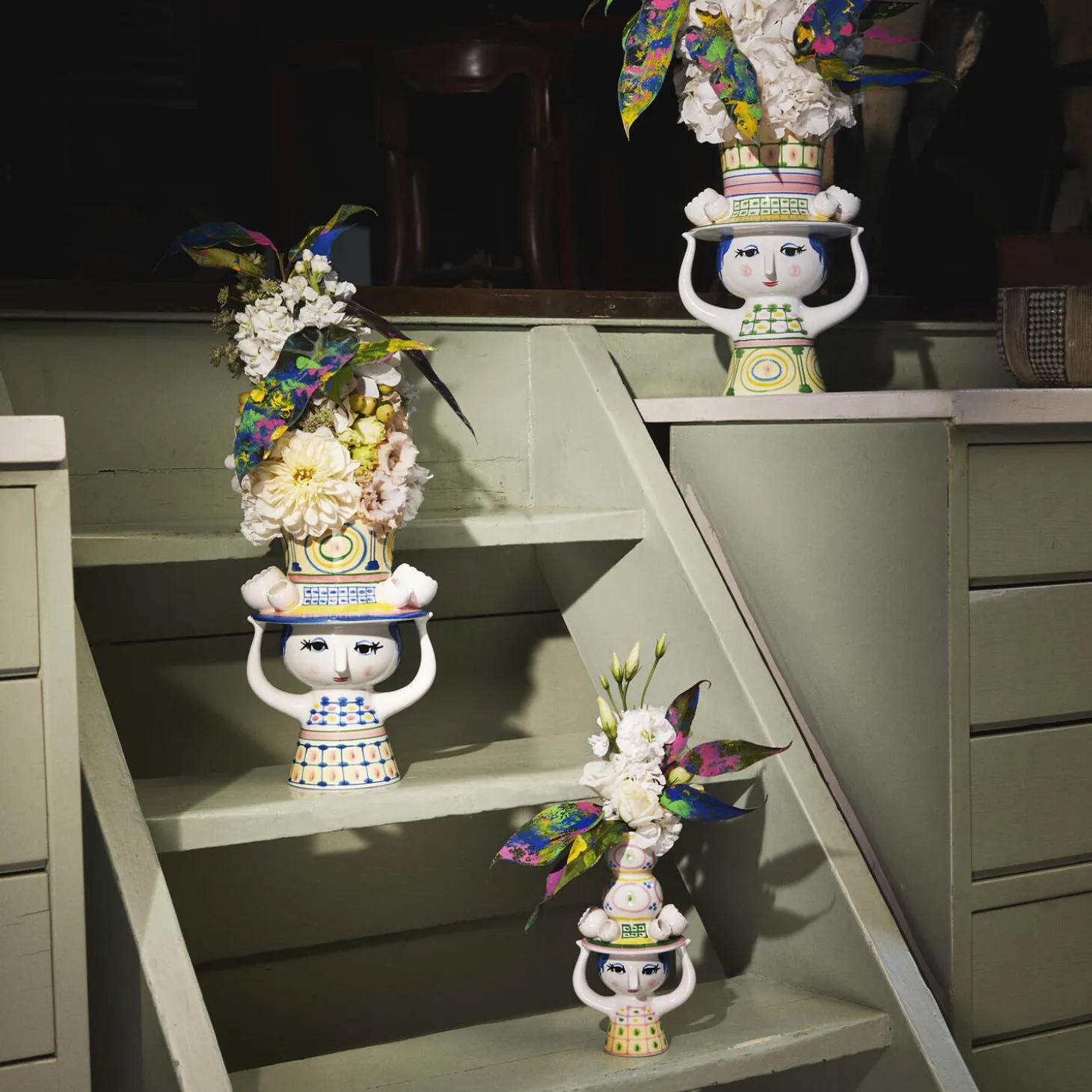 Lady with Hat lysestage, pink