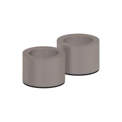 Light Candleholder 2 pcs, sandstone