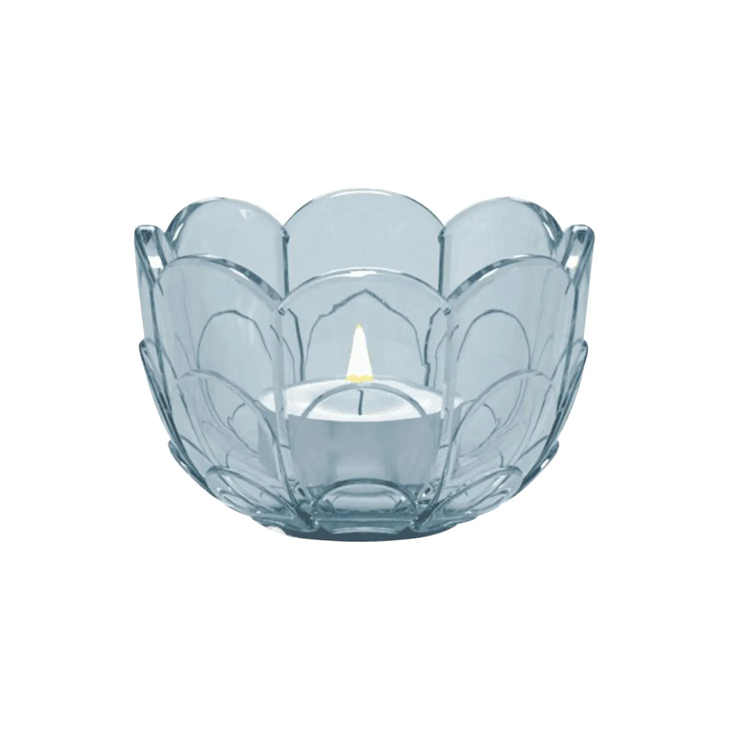 Lily fyrfadsstage, blue iris