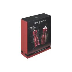 London Salt and pepper set, rød