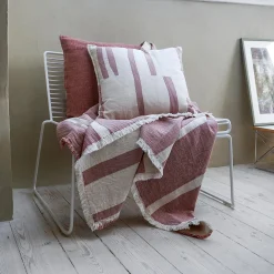 Lyme Grass plaid, rusty red