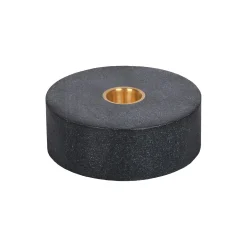 Marble base Candleholder, black