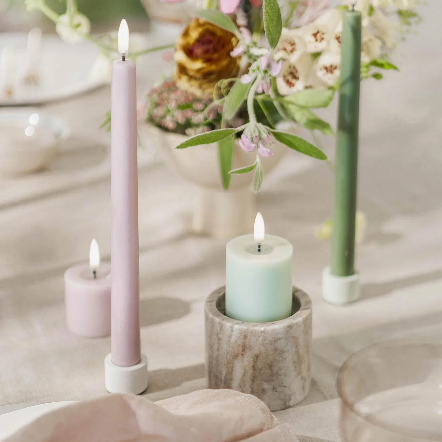 Marble Lantern, desert beige