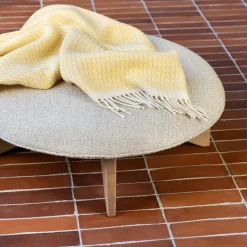 MELLO Throw, lemon yellow