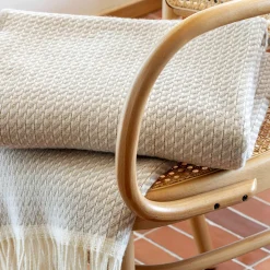 MELLO Throw, warm grey