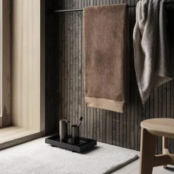 MODO Toothbrush Holder, burned metal/metallic finish