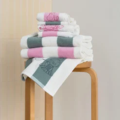 Mumi Muslinger håndklæde 50x70 cm, pinkstribet