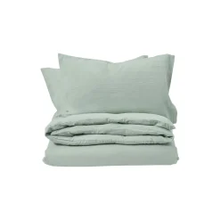 Muslin sengesæt, reseda grøn