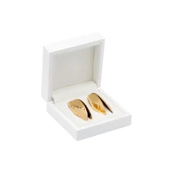 Muslingeskal Bestiksæt, forgyldt tin