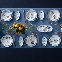 Musselmalet Halvblonde fad 24,5 cm