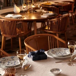 Musselmalet Halvblonde tallerken Ø 19 cm