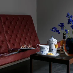 Musselmalet Riflet asiet 23,5 cm