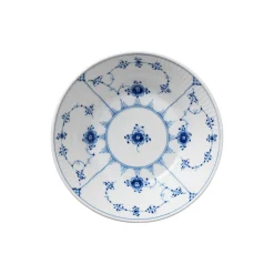 Musselmalet Riflet dyb tallerken Ø 17 cm