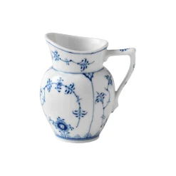 Musselmalet Riflet flødekande 8 cl