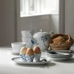 Musselmalet Riflet æggebæger