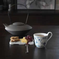 Musselmalet Riflet højhankskop 24 cl