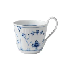 Musselmalet Riflet højhankskop 33 cl